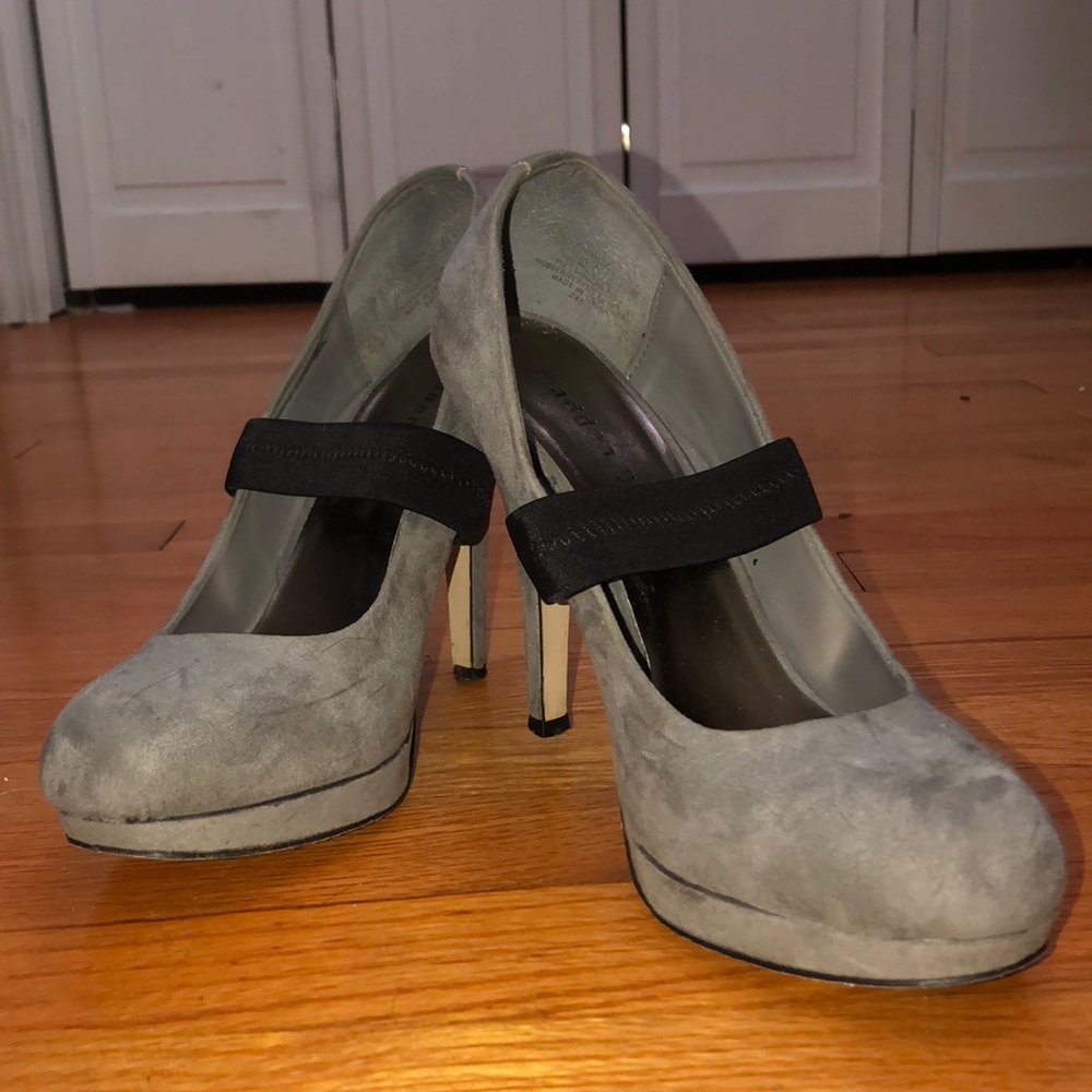 Grey Madden Girl Heels